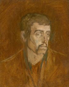 Study of Unhappy Man, 1880-1900. Creator: Ladislav Mednyanszky