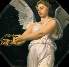 Study of Victory for the Apotheosis of Homer, c. 1826. Creator: Ingres, Jean Auguste Dominique (1780-1867)