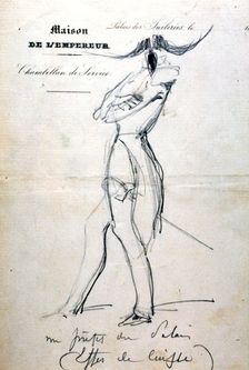 Study, La maison de l'empereur c1823-1870. Artist: Prosper Merimee