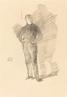 Study No. 2: Mr. Thomas Way, 1896. Creator: James Abbott McNeill Whistler