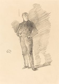 Study No. 2: Mr. Thomas Way, 1896. Creator: James Abbott McNeill Whistler