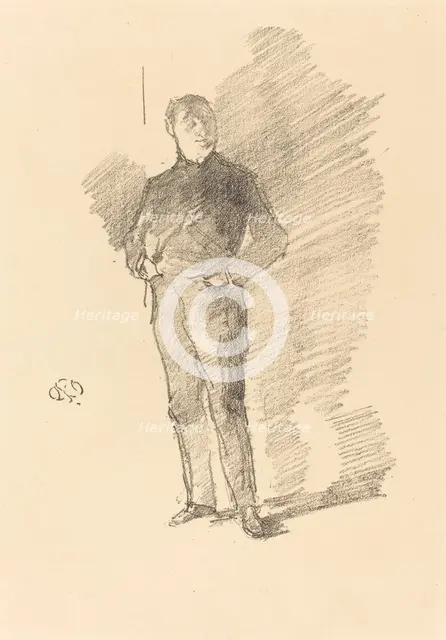 Study No. 2: Mr. Thomas Way, 1896. Creator: James Abbott McNeill Whistler.