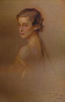 Study Portrait of HRH the Duchess of Kent 1934 (1935). Artists: Fulop Laszlo, Philip A de Laszlo