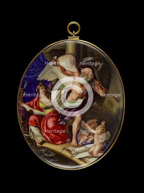 Study resisting the passage of time, between 1781 and 1800. Creator: English School.