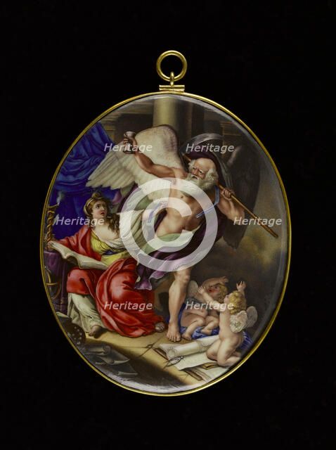 Study resisting the passage of time, between 1781 and 1800. Creator: English School.