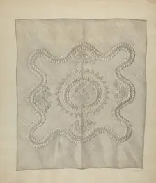 Stuffed Quilt, c. 1939. Creator: Sylvia DeZon