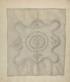 Stuffed Quilt, c. 1939. Creator: Sylvia DeZon