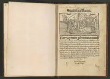 Stultifera navis (Ship of Fools), 1st August, 1497. Creators: Albrecht Durer, Sebastian Brant
