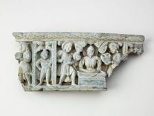 Stupa Frieze of Fasting Buddha, 100-500. Creator: Unknown