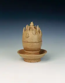 Stupa-shaped incense burner, Early Tang dynasty, China, 618-684 AD. Creator: Unknown