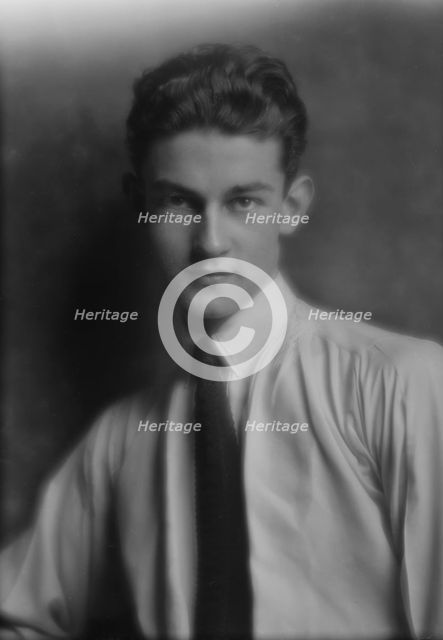 Sturges, Preston, Mr., portrait photograph, 1915. Creator: Arnold Genthe.