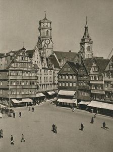 Stuttgart. Maltplatz - Stiftskirche 1931. Artist: Kurt Hielscher
