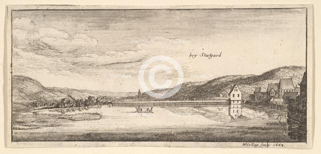Stuttgart: The Lake, 1663-65. Creator: Wenceslaus Hollar.
