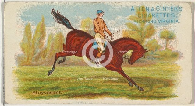 Stuyvesant, from The World's Racers series (N32) for Allen & Ginter Cigarettes, 1888. Creator: Allen & Ginter.