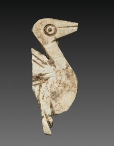 Stylized Bird: Decorative Inlay for a Box, c. 2000 BC. Creator: Unknown