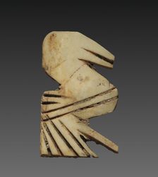 Stylized Bird: Decorative Inlay for a Box, c. 2000 BC. Creator: Unknown