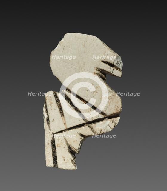 Stylized Bird: Decorative Inlay for a Box, c. 2000 BC. Creator: Unknown.