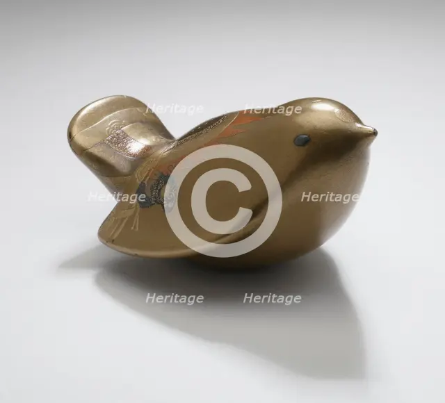 Stylized Sparrow, 19th century. Creator: Unknown.