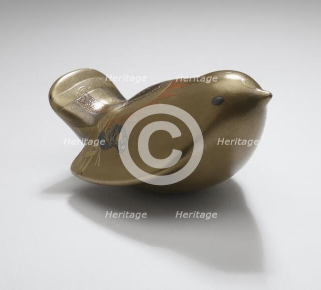 Stylized Sparrow, 19th century. Creator: Unknown.