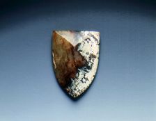 Stylised 3-cut jade cicada, Eastern Han dynasty, China, 25-220