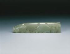 Stylised jade pig, Han dynasty, China, 206 BC-220