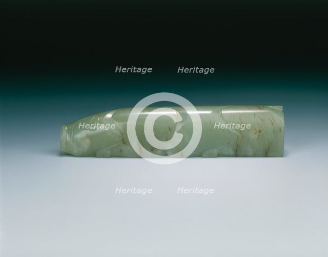 Stylised jade pig, Han dynasty, China, 206 BC-220. Creator: Unknown.