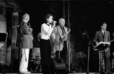 Stacey Kent, Humphrey Lyttelton, Jimmy Hastings, Jim Tomlinson, Hever Castle, Hever, Kent, July 1999 Creator: Brian O'Connor