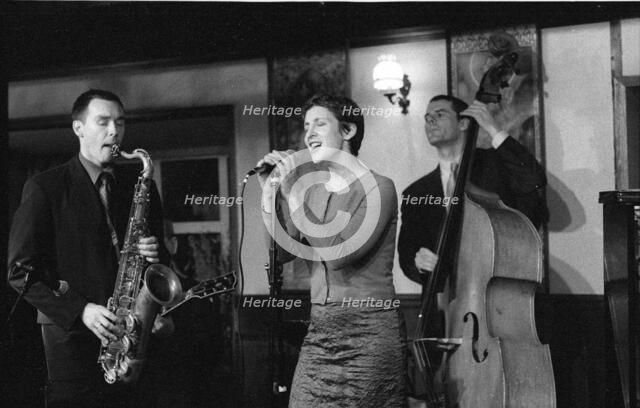 Stacey Kent, Jim Tomlinson, Watermill Jazz Club, Dorking, Surrey, 1 June 2000. Creator: Brian O'Connor.