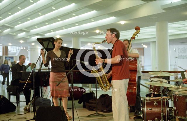 Stacey Kent, Royal Festival Hall Foyer, London, 3 June 2005. Creator: Brian O'Connor.