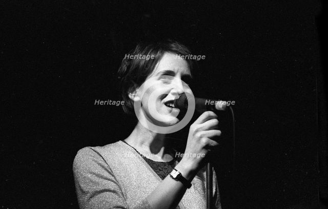 Stacey Kent, Ronnie Scott’s, Soho, London, 1 Feb 2000. Creator: Brian O'Connor.