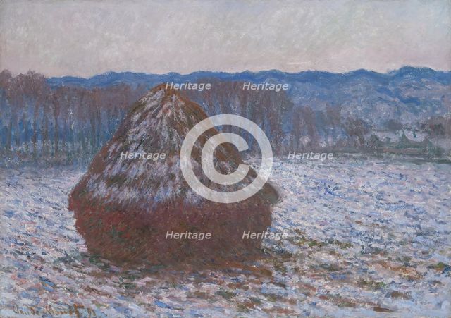 Stack of Wheat, 1890/91. Creator: Claude Monet.