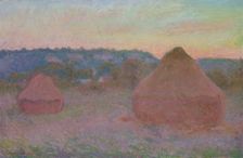 Stacks of Wheat (End of Day, Autumn), 1890/91. Creator: Claude Monet