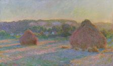 Stacks of Wheat (End of Summer), 1890/91. Creator: Claude Monet