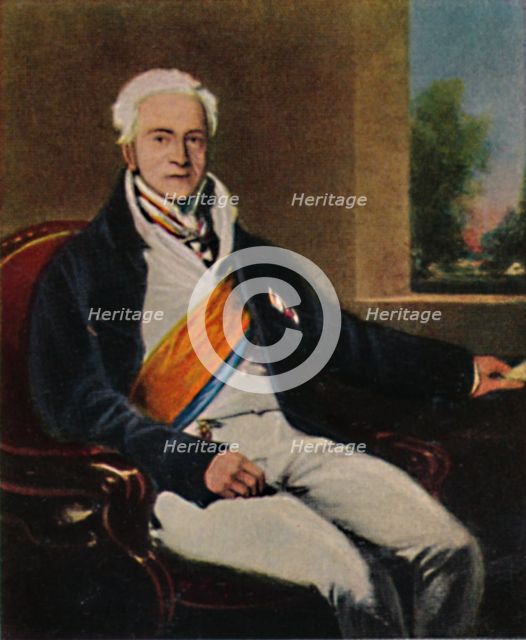 'Staatskanzler Fürst Hardenberg 1750-1822. - Gemälde von Lawrence', 1934. Creator: Unknown.