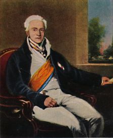 Staatskanzler Fürst Hardenberg 1750-1822. - Gemälde von Lawrence 1934. Creator: Unknown
