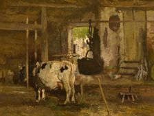 Stable Interior, late 19th-early 20th century. Creator: Adriaan Joseph Heymans