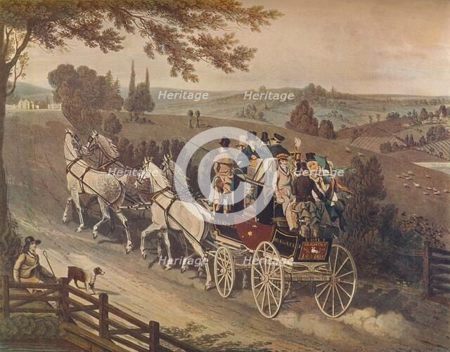'Stage Coach', 1822. Artist: Matthew Dubourg.