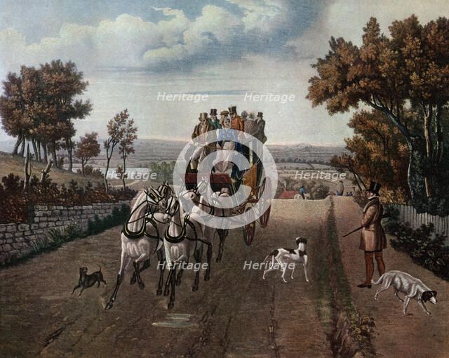 'Stage-Coach', 1827 (1927).Artist: George Hunt