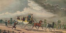 Stage Coach c1825, (1929). Artist: George Hunt