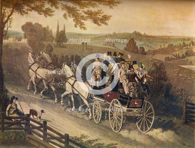 'Stage Coach', c19th century. Artist: Matthew Dubourg.