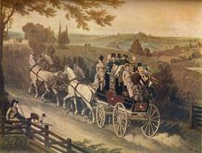 Stage Coach c19th century. Artist: Matthew Dubourg
