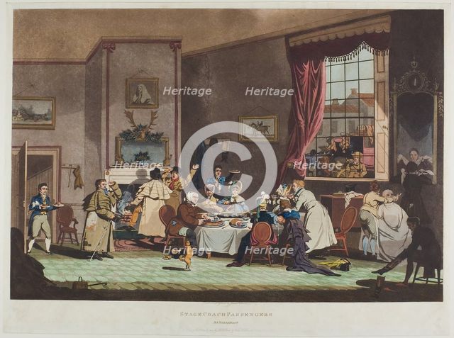 Stage Coach Passengers, n.d. Creator: James Pollard.