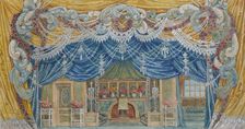 Stage design , 1920s. Creator: Golovin, Alexander Yakovlevich (1863-1930)