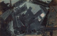 Stage design for the ballet Don Quijote by L. Minkus, 1900. Artist: Korovin, Konstantin Alexeyevich (1861-1939)