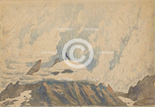 Stage design for the ballet La damnation de Faust by Hector Berlioz, Early 1920s. Creator: Bakst, Léon (1866-1924).