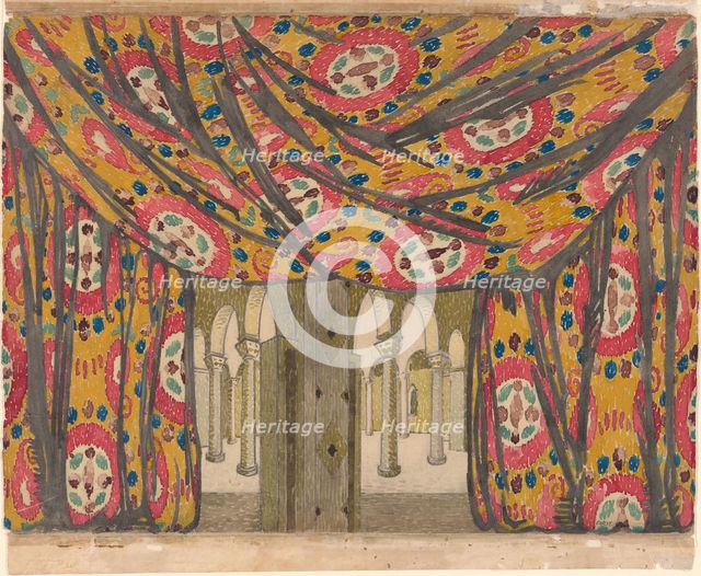 Stage design for the ballet Les Orientales, c. 1910.