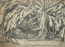 Stage design for the ballet Sleeping beauty by P. Tchaikovsky, 1911. Creator: Bakst, Léon (1866-1924)