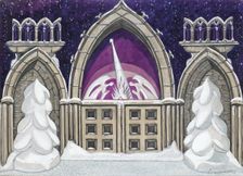 Stage design for the ballet The Nutcracker by P. Tchaikovsky. Artist: Sudeykin, Sergei Yurievich (1882-1946)