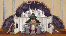 Stage design for the ballet The Nutcracker by P. Tchaykovsky. Artist: Sudeykin, Sergei Yurievich (1882-1946)