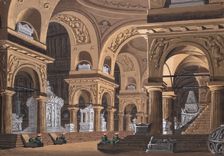 Stage design for the opera "Castore e Polluce" by Francesco Bianchi. Creator: Sanquirico, Alessandro (1777-1849)